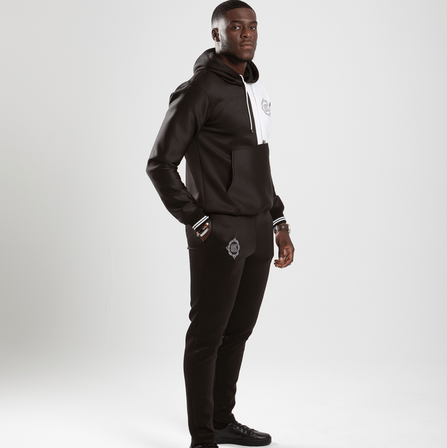 SWEAT À CAPUCHE ET PANTALON DE JOGGING BICOLORE