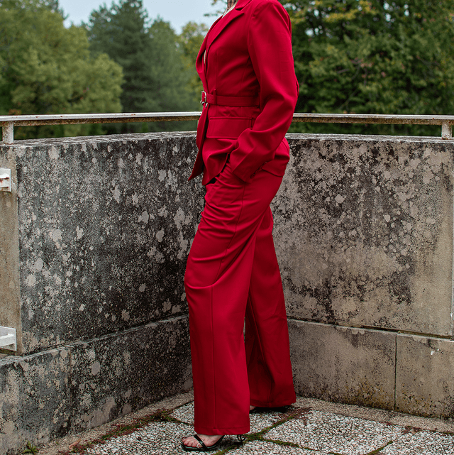 Tailleur Rouge 