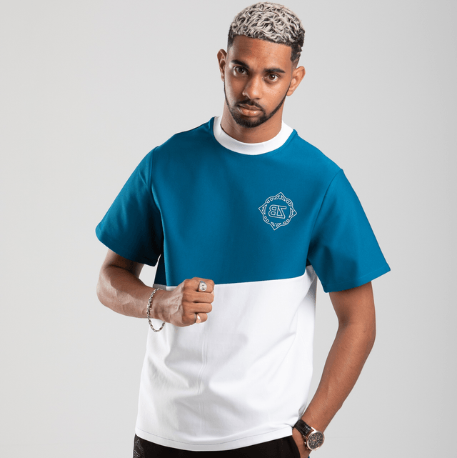 T-SHIRT OVERSIZE BICOLORE