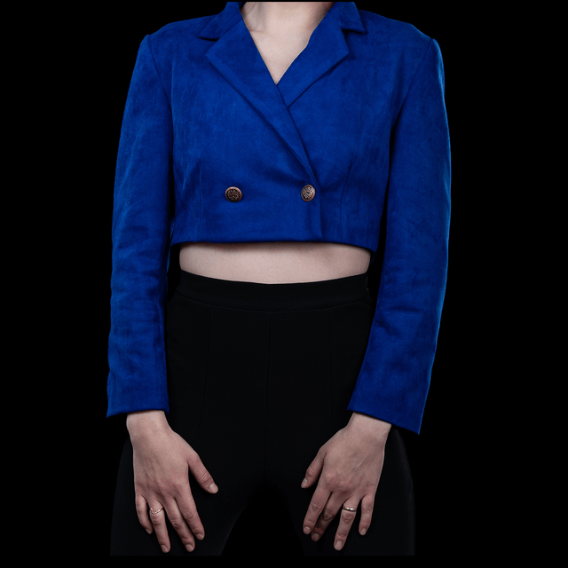 BLAZER COURT BLEU 