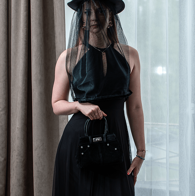 Sac à main  avec bandoulière noir 