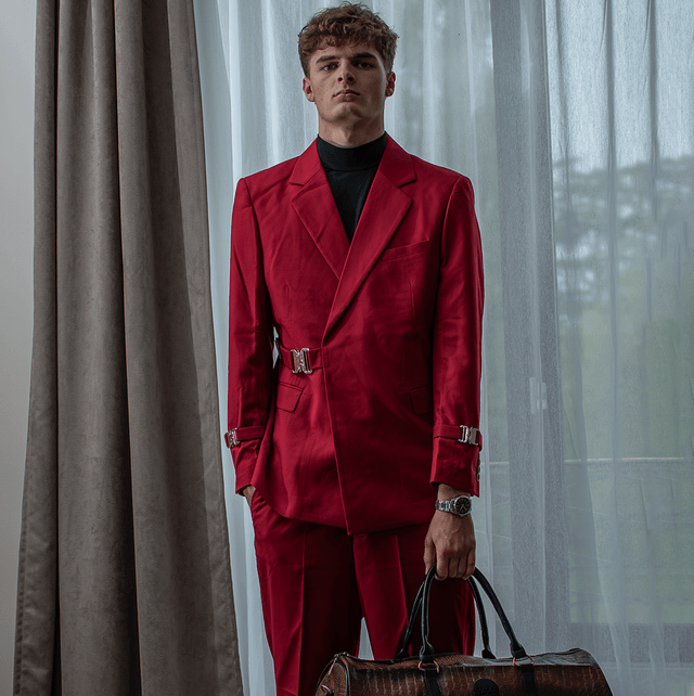 costume deux pièces ajusté