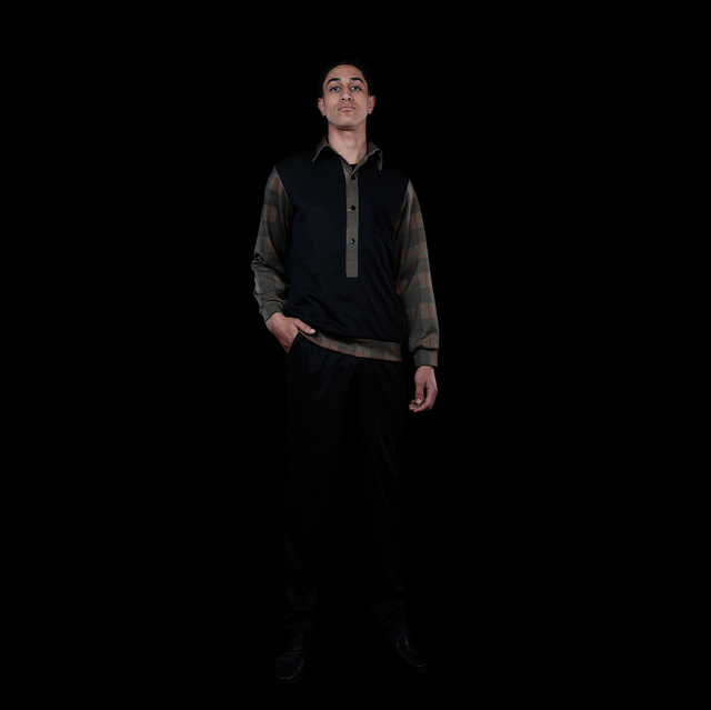 POLO BICOLORE + PANTALON