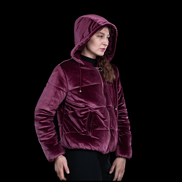 DOUDOUNE  EN VELOURS