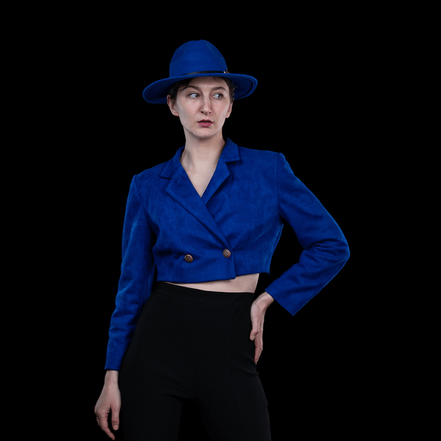 BLAZER COURT BLEU 