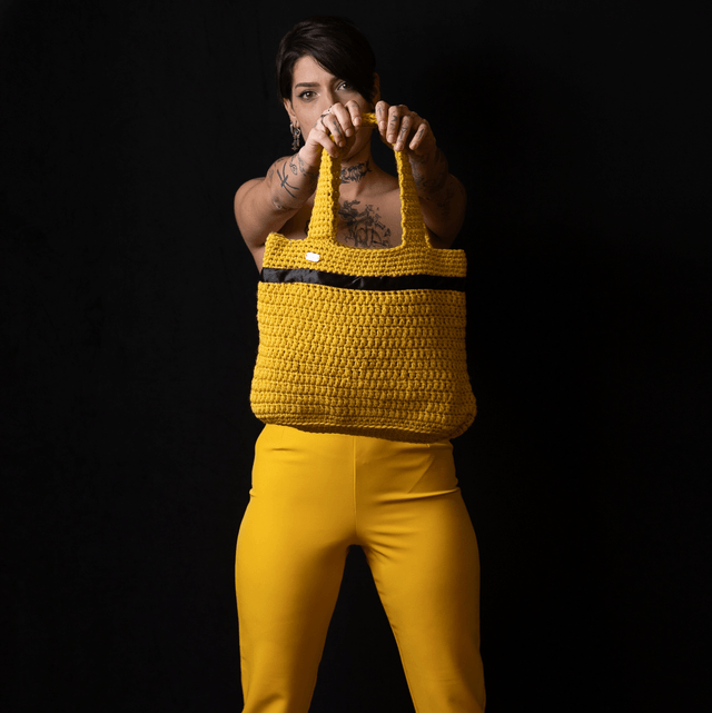 SAC À MAIN AU CROCHET 