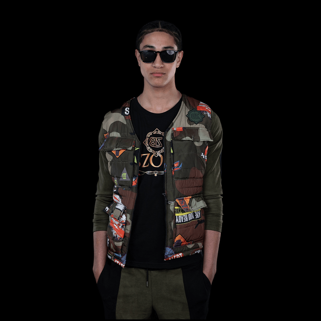 VESTE ET PANTALON BI-MATIÈRE  