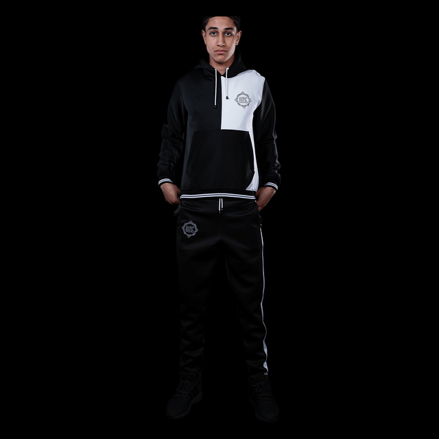 SWEAT À CAPUCHE ET PANTALON DE JOGGING BICOLORE