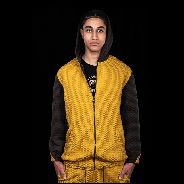 SWEAT À CAPUCHE BICOLORE 