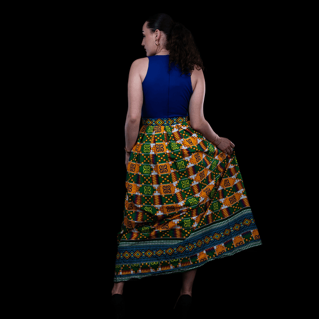 ROBE LONGUE AFRO DESIGN 