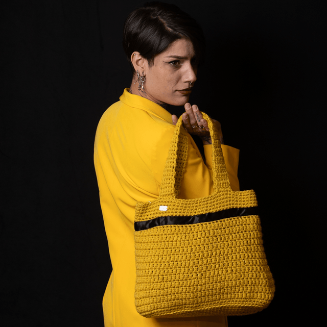 SAC À MAIN AU CROCHET 