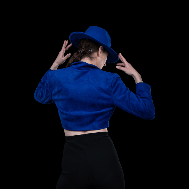 BLAZER COURT BLEU 