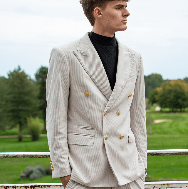 Costume homme en flanelle 
