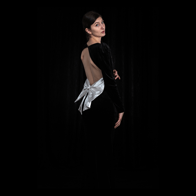 Robe de soirée coupe Sirène en Velours