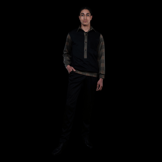 POLO BICOLORE + PANTALON