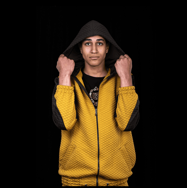 SWEAT À CAPUCHE BICOLORE 