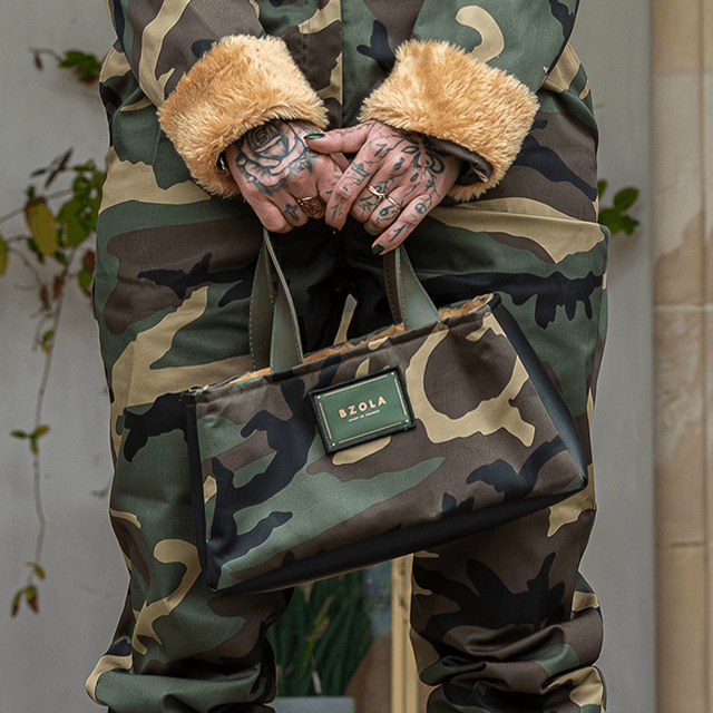 Sac à main camouflage 
