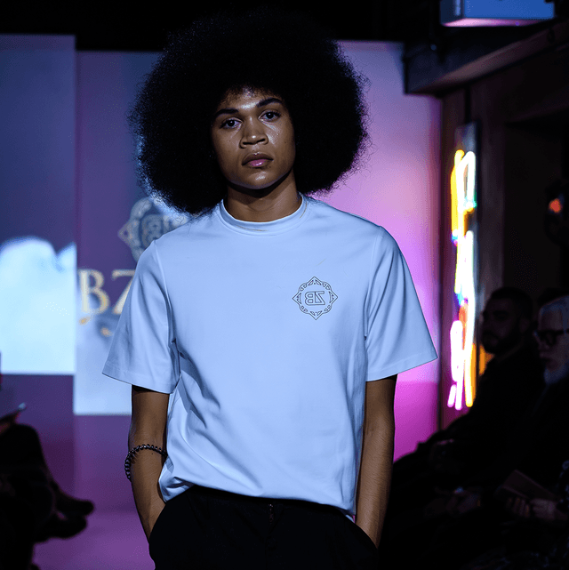 T-SHIRT BZOLA OVERSIZE À COL ROND BLANC