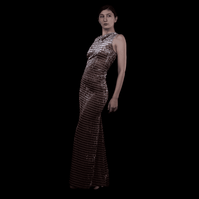 ROBE LONGUE EN VELOURS 
