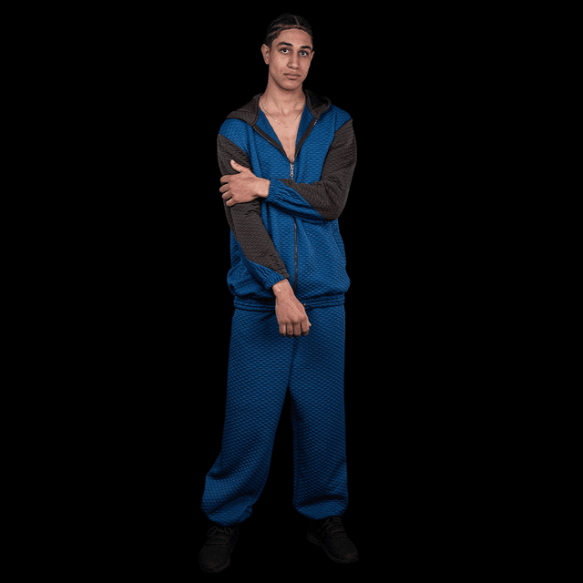 SWEAT À CAPUCHE ET PANTALON STYLE AMÉRICAIN 