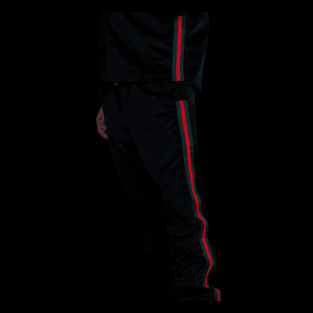 PANTALON EN VELOURS NOIR 