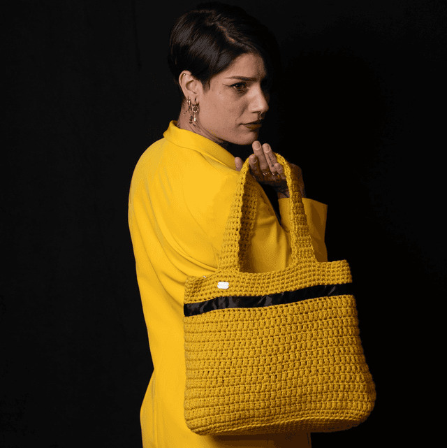 SAC À MAIN AU CROCHET 